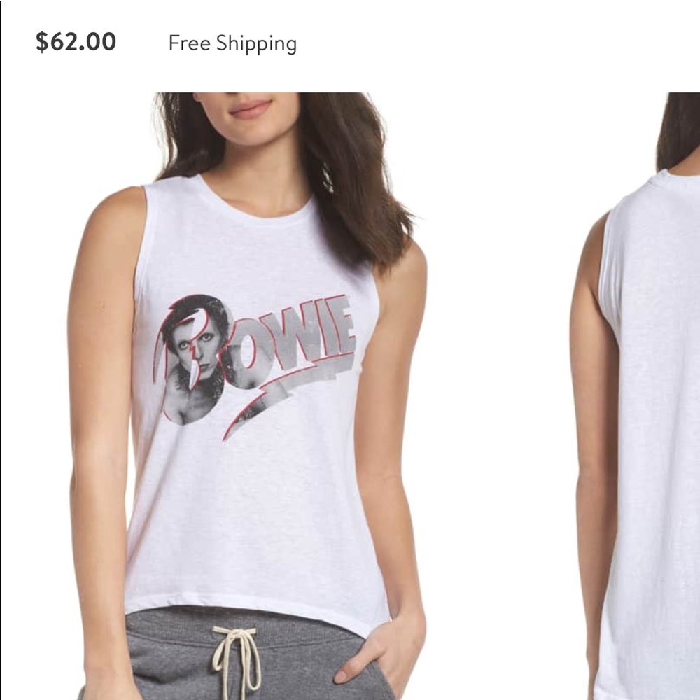 BNWT David Lerner David Bowie Tank